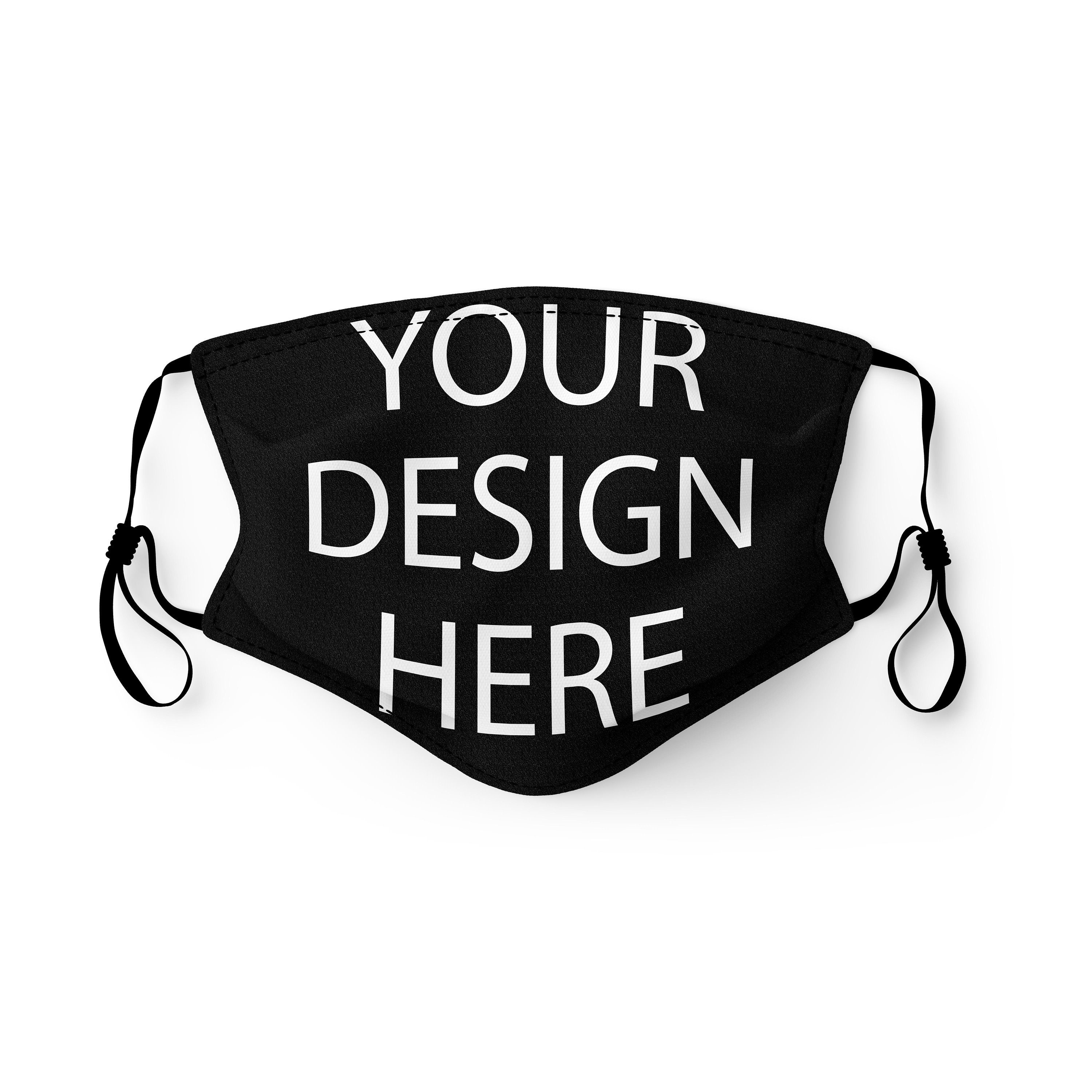 Custom Face Mask Personalized Made in USA Adult & Youth Filter Etsy