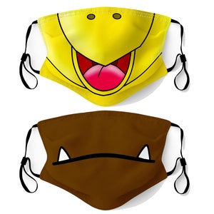 Face Mask Made in USA Adult & Youth Filter Pocket Nose Wire Washable Breathable Elastic Ear Loop Birthday Anniversary Gift Halloween Cosplay