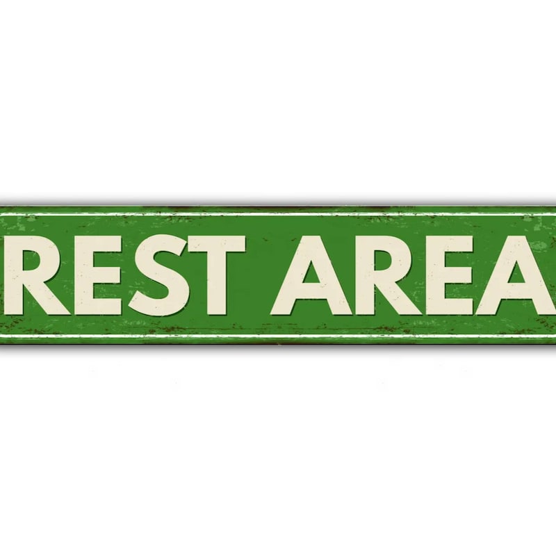 Rest Area Sign - Etsy