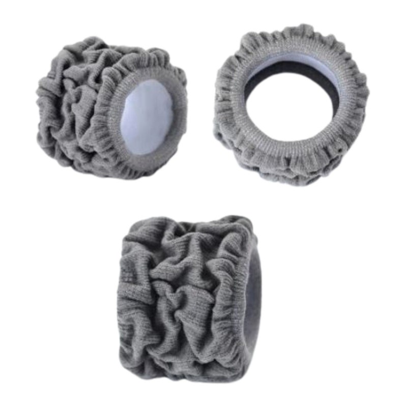 Hair Bun Ties Hairband Headband for Thick Long and Curly Hair Seamless Cotton Stretch Pontail Holders Heavy