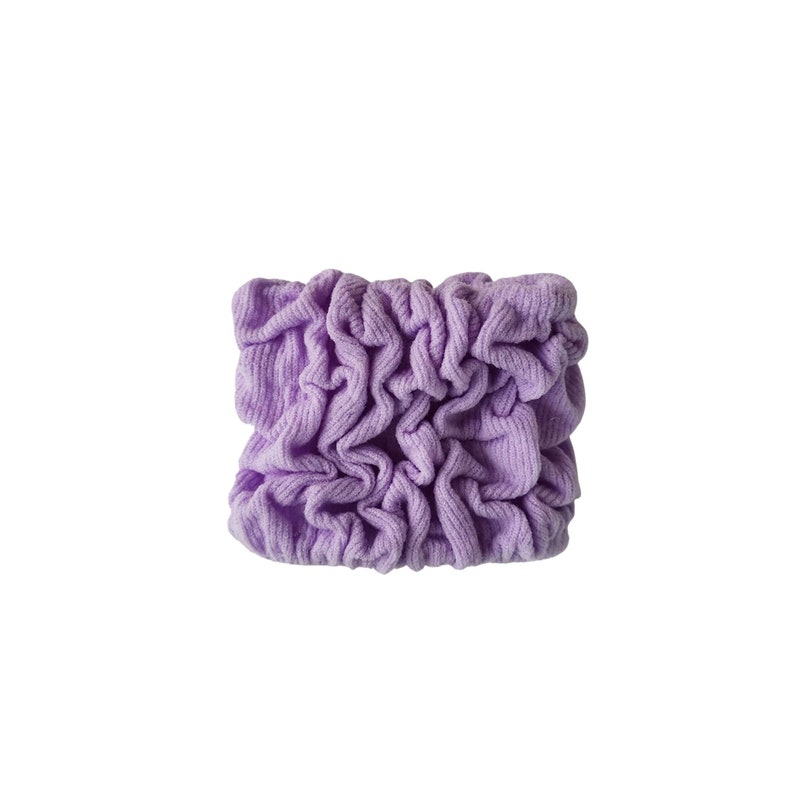Hair Bun Ties Hairband Headband for Thick Long and Curly Hair Seamless Cotton Stretch Pontail Holders Heavy