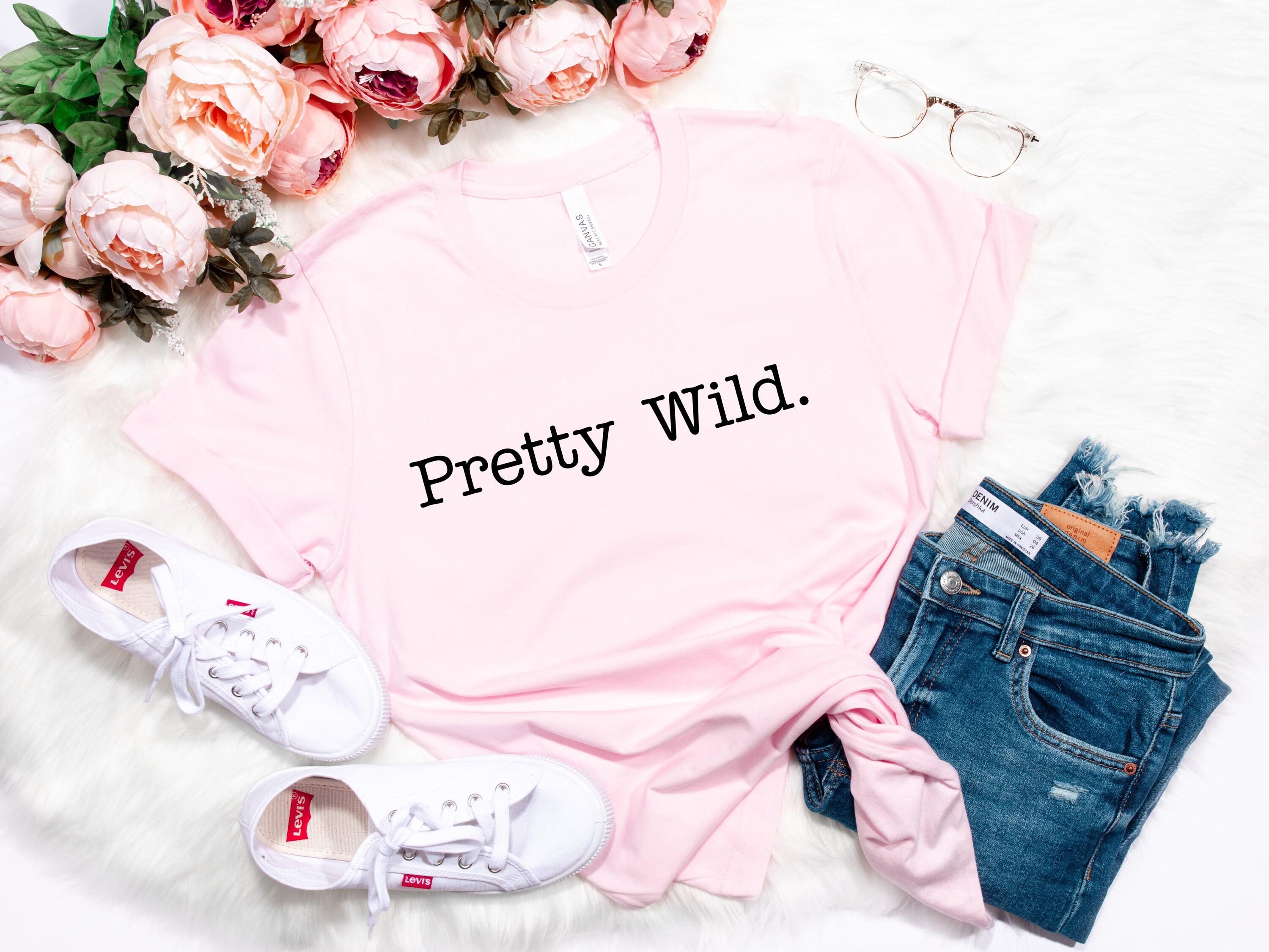 Pretty wild feminist shirt feminist Tee Vintage shirt Etsy