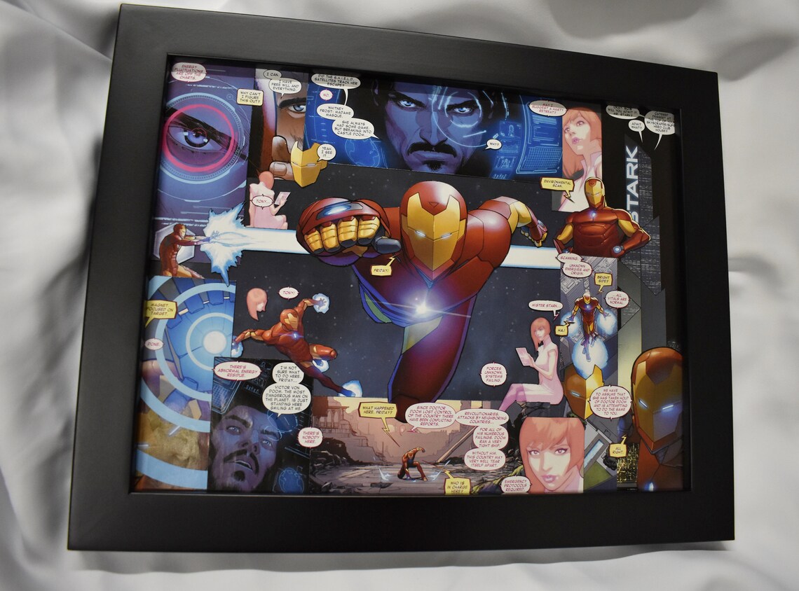 Iron Man Friday Art Piece Etsy