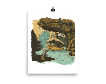 Impression croisière dans la jungle | Affiche du Royaume magique de Disney World | Manèges Disney, inspirés de Disney