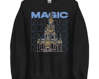 Cinderella Castle Sweatshirt (Blue) | Disney World's Magic Kingdom Sweater | Disney Castle, Disney Inspired