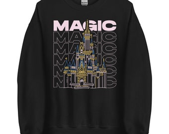 Cinderella Castle Sweatshirt (Pink) | Disney World's Magic Kingdom Sweater | Disney Castle, Disney Inspired