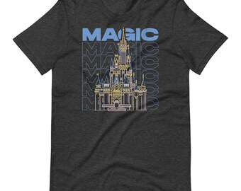 Cinderella Castle Shirt (Blue) | Disney World's Magic Kingdom T-Shirt | Disney Castle, Disney Inspired