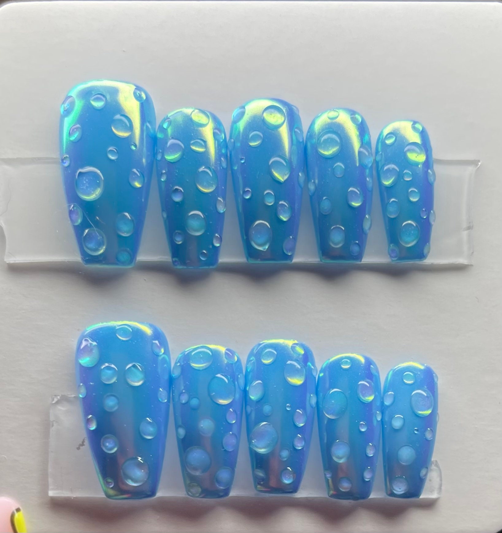 Bubble Mermaid Stone Mix 3D Nail Art 