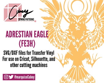 Edelgard Timeskip Eagle SVG Heat Transfer, Edelgard Fire Emblem Three Houses, Edelgard, FE3H Cosplay, Fire Emblem Cosplay, DXF, PNG, Cricut