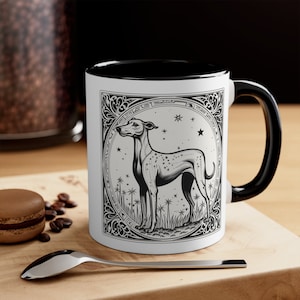 Greyhound Whippet Italian Greyhound 11oz Ceramic,Tea,Coffee Mug,Funny Coffee Mugs, IGGY gift idea, Gift for him,greyhound gift, gift for her
