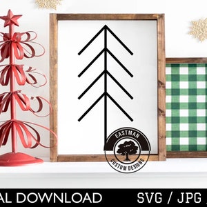 SVG - Minimal Tree SVG, Christmas Tree SVG, christmas svg, Pine Tree svg