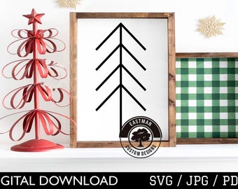 SVG - Minimal Tree SVG, Christmas Tree SVG, christmas svg, Pine Tree svg