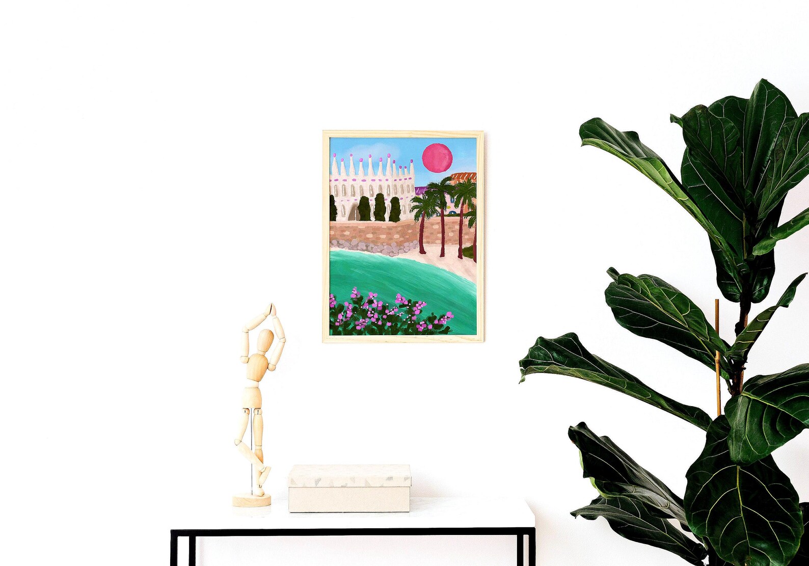 Mayorca Print Palma Mallorca Print: Spain Travel Poster, Vibrant Wall Art - Etsy