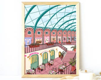 Covent Garden Market Art Print: London Wall Art