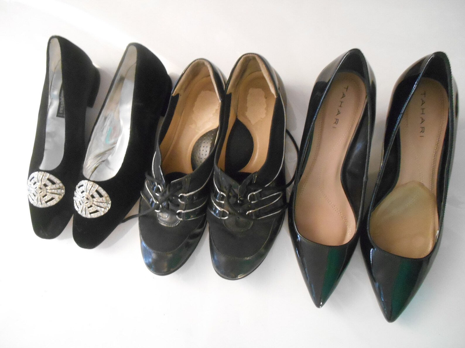 3 pairs of women's shoes by Neiman Marcus Sesto Meucci Etsy