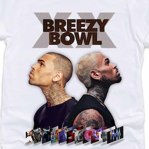 Chris Brown Breezy Bowl PNG: Concert Shirt Design (Digital Download)