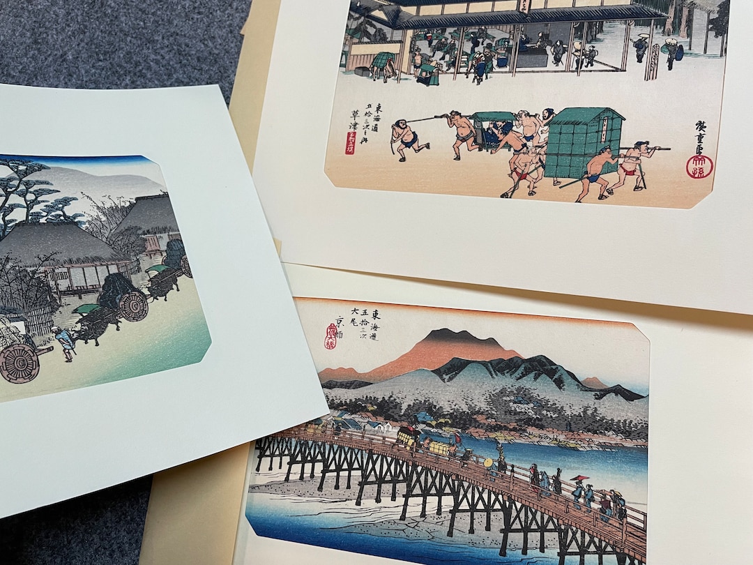 Ukiyo-e Woodblock Print 