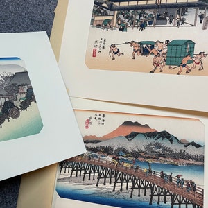 【送料関税無料】 東海道、宿場名、絵はがき全55枚 ぼろく POST.CARD.ALBUM コレクション