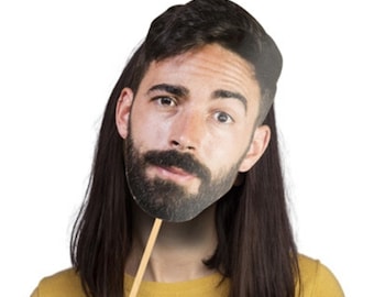 Cara en un palo, cabeza en un palo, recortes de caras, mascarilla con foto personalizada, cartón impreso personalizado, regalo divertido personalizado