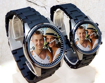 personalized couple watch