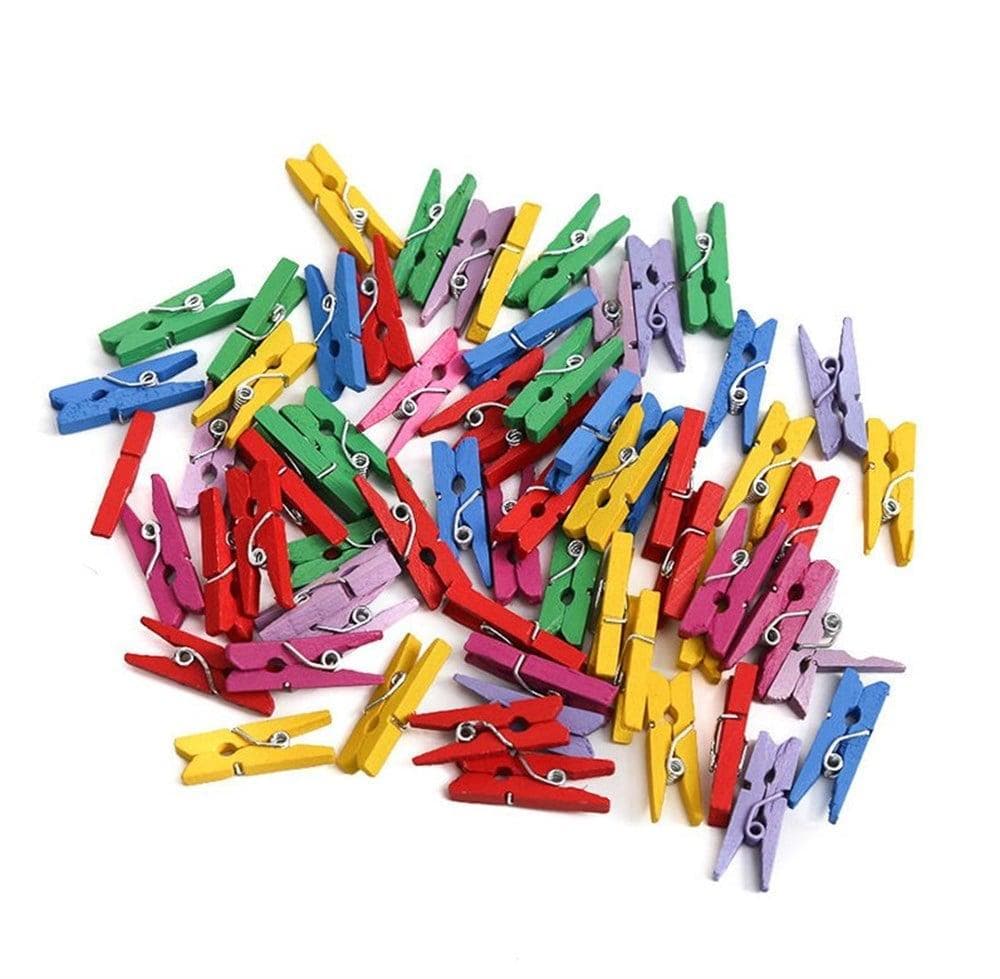Small Wooden Craft Pegs, Mini Wooden Clothespins, DIY Craft…