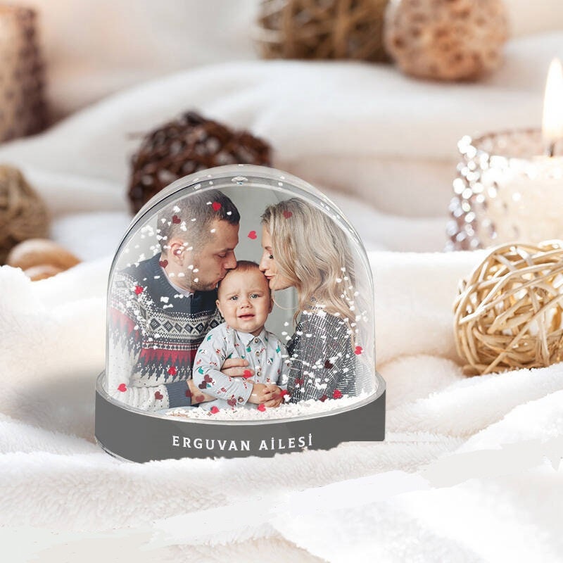 Custom Snowglobe Personalized Snow Globe Put on Your Photo Etsy