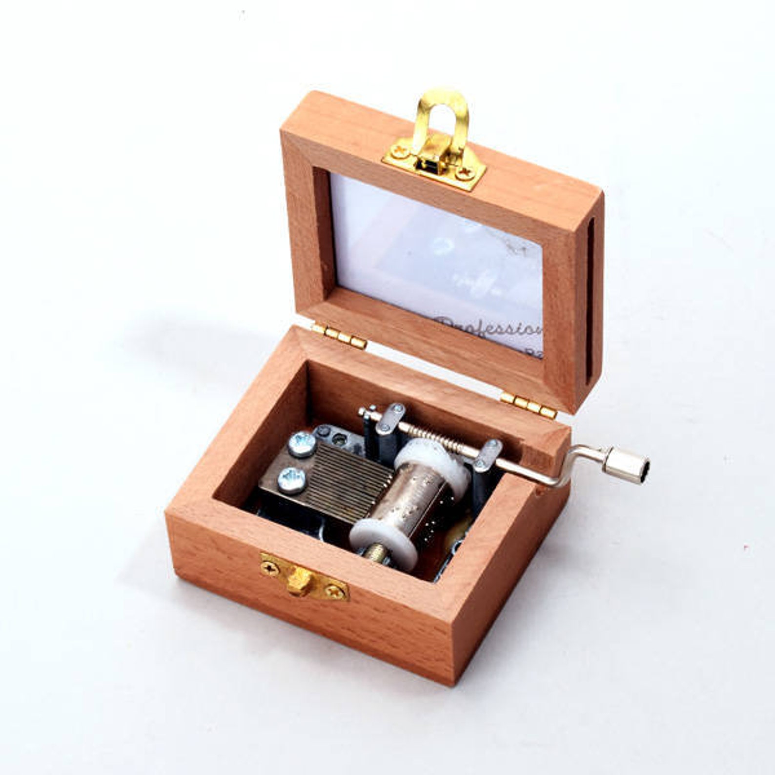 Custom Music Box With Your Photo Personalized Wood Music Box Etsy