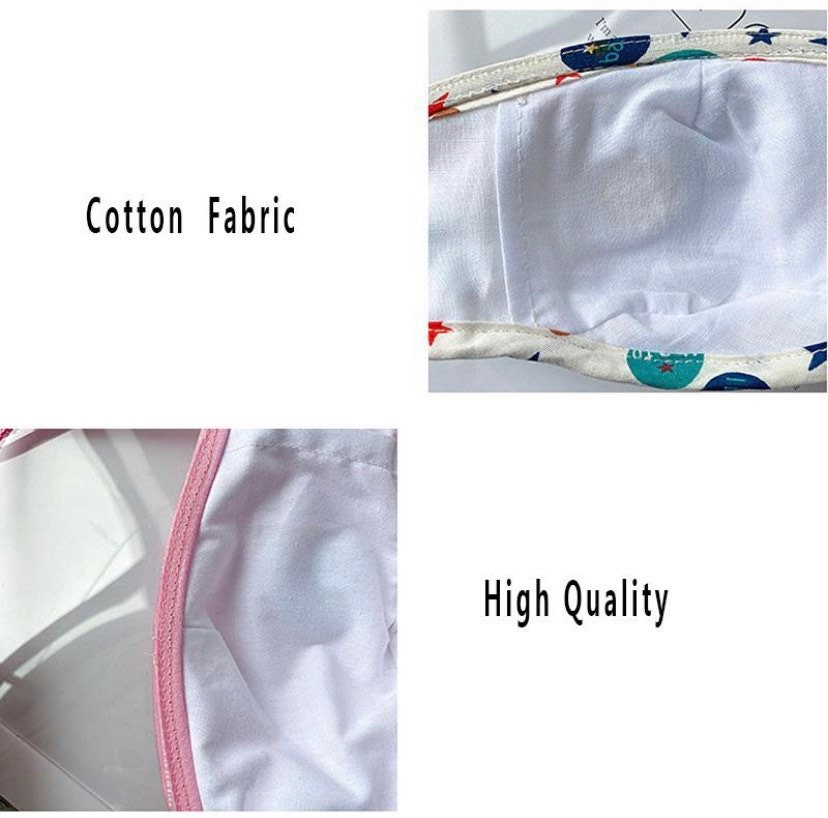 Kids Face Mask 3 Layer with Filters Air Valve For Easy | Etsy