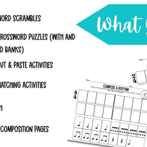 Elementary Music-rhythm Worksheets-print & Go Sub Plans-centers ...