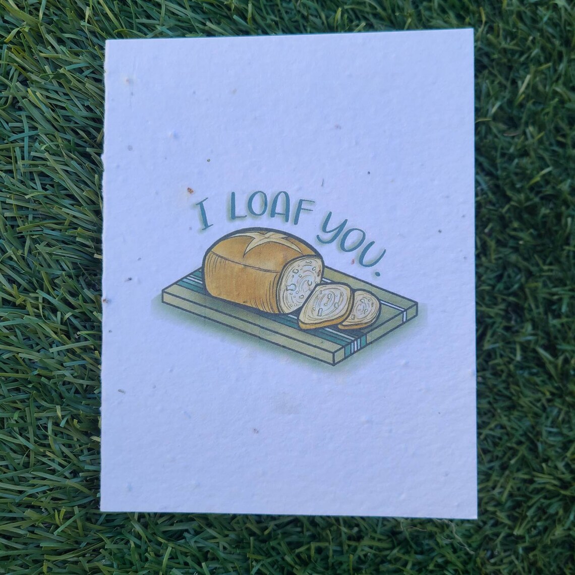 Bread Cards / Plantable Greeting Cards Etsy
