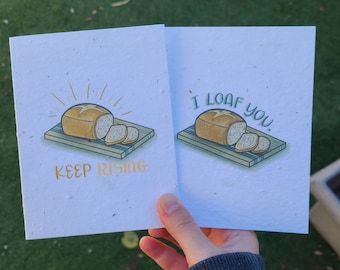 ADD ON ITEM: Bread Cards / Plantable Greeting Cards