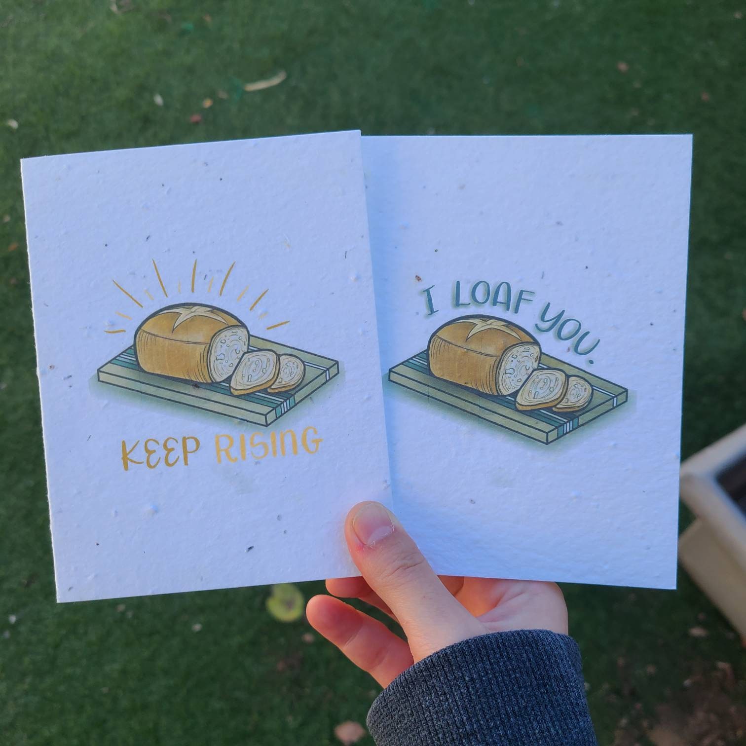 Bread Cards / Plantable Greeting Cards Etsy