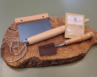 Sourdough Bread Making Kit: Organic Starter, Lame, & Dough Hook
