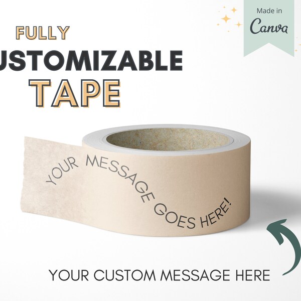 Custom Packing Tape Etsy