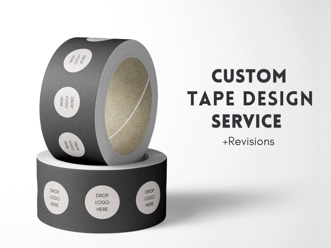 Custom Design for Packing Tape Template for Canva DIY Branded Tape
