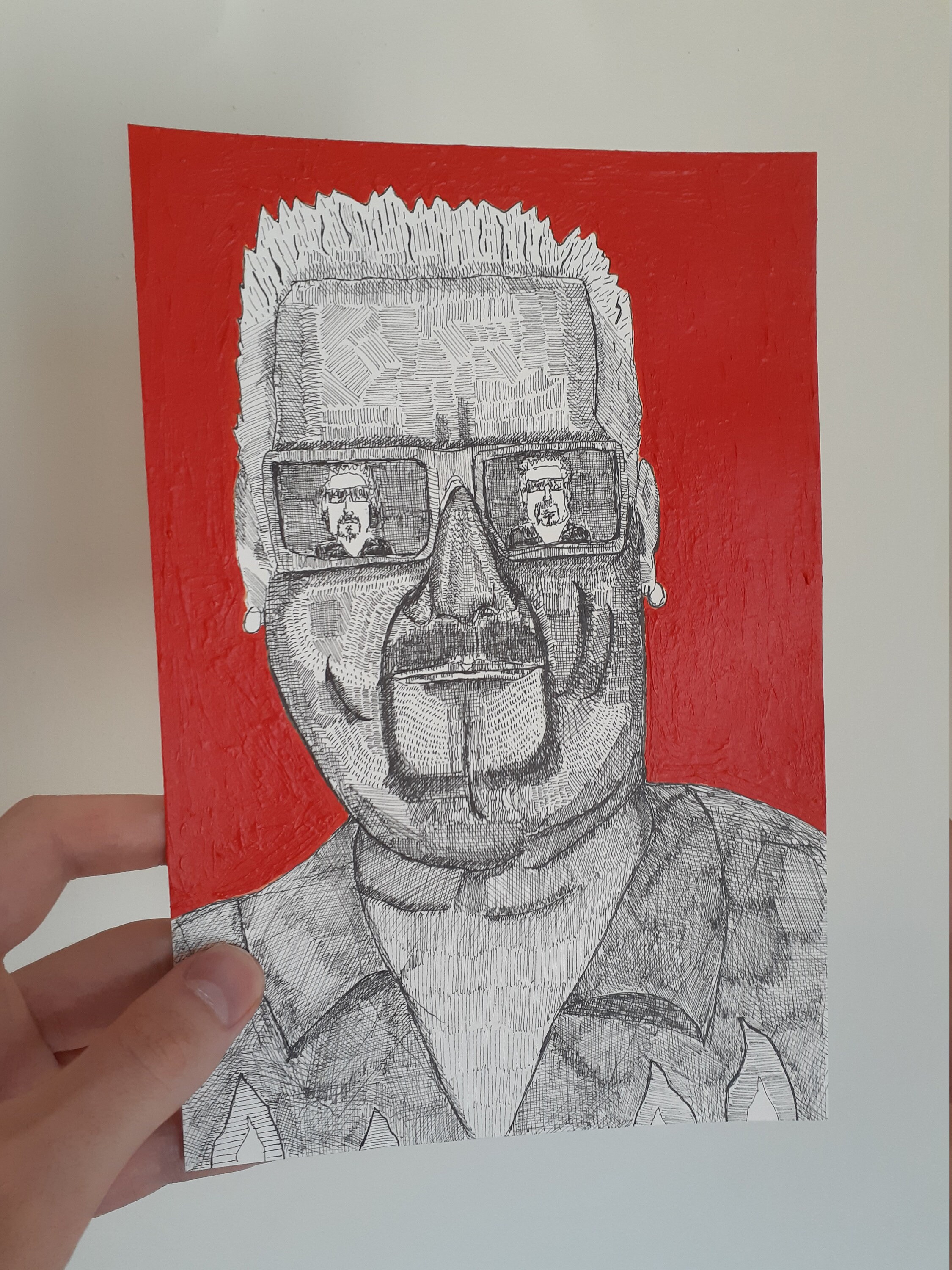 Guy Fieri Original Ink Drawing Etsy