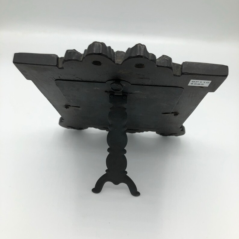 Vintage Gutta Percha Picture Frame With Roses Etsy