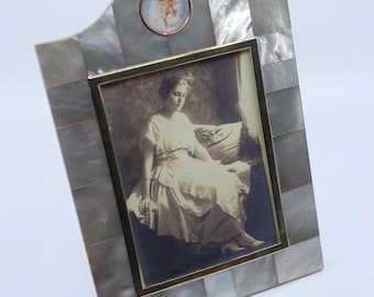 Vintage Mother of Pearl London ca 1909 Picture Frame