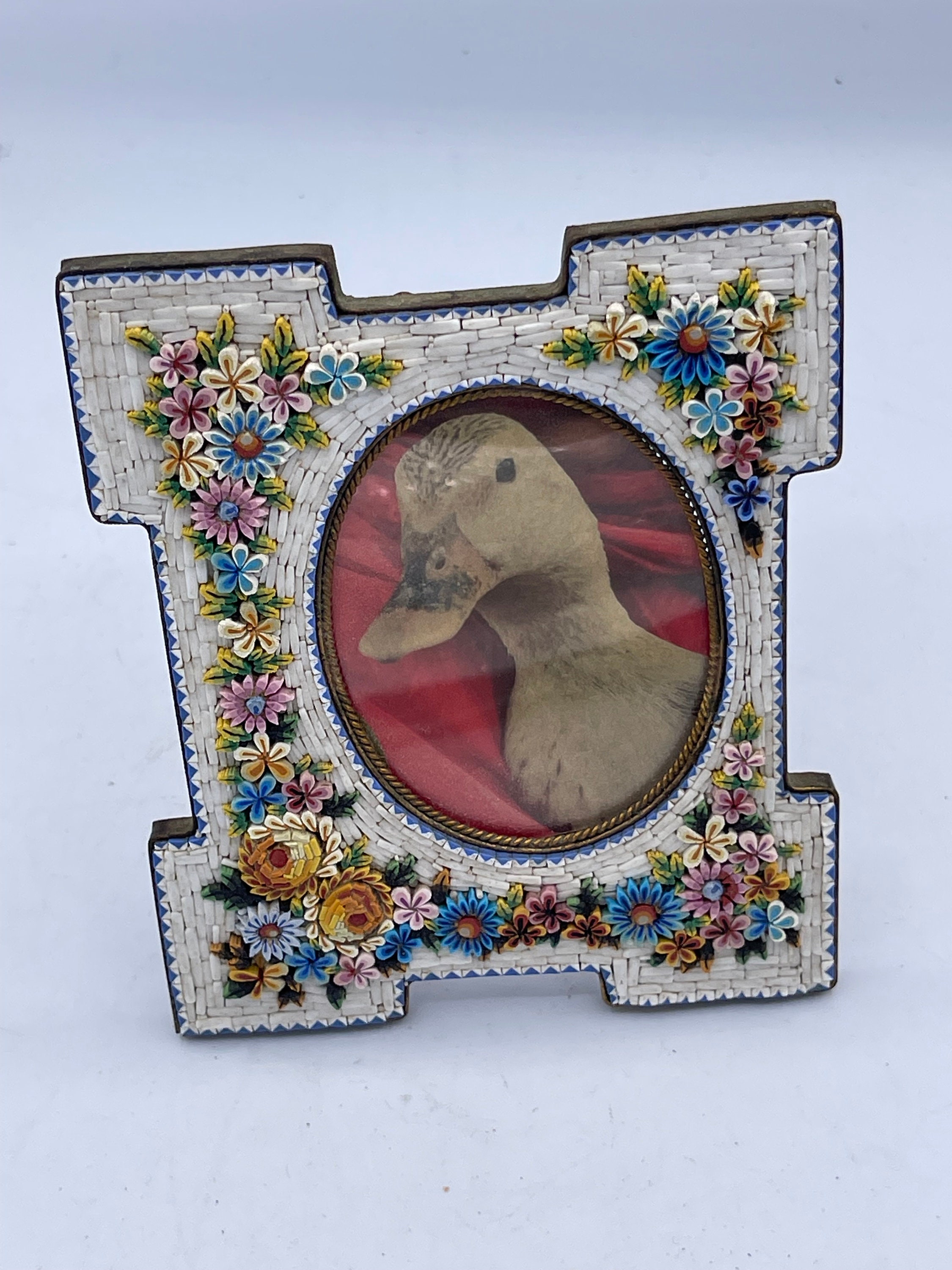 Vintage Italian Millefiori (Micro Mosaic) Frame