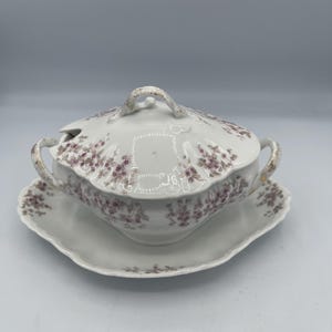 Vintage China Gravy Boat - Floral Pattern