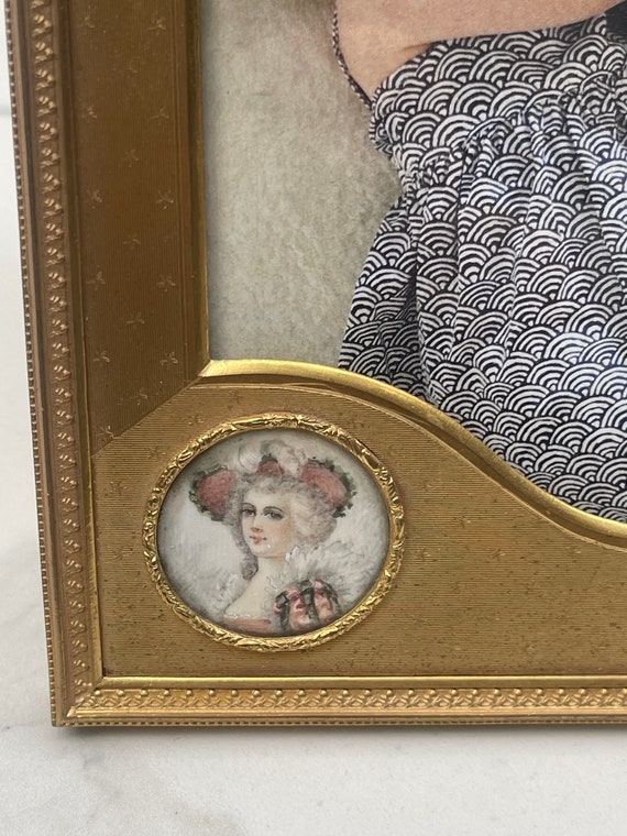 VTG Aesthetic French Design Picture Frame Fits 5