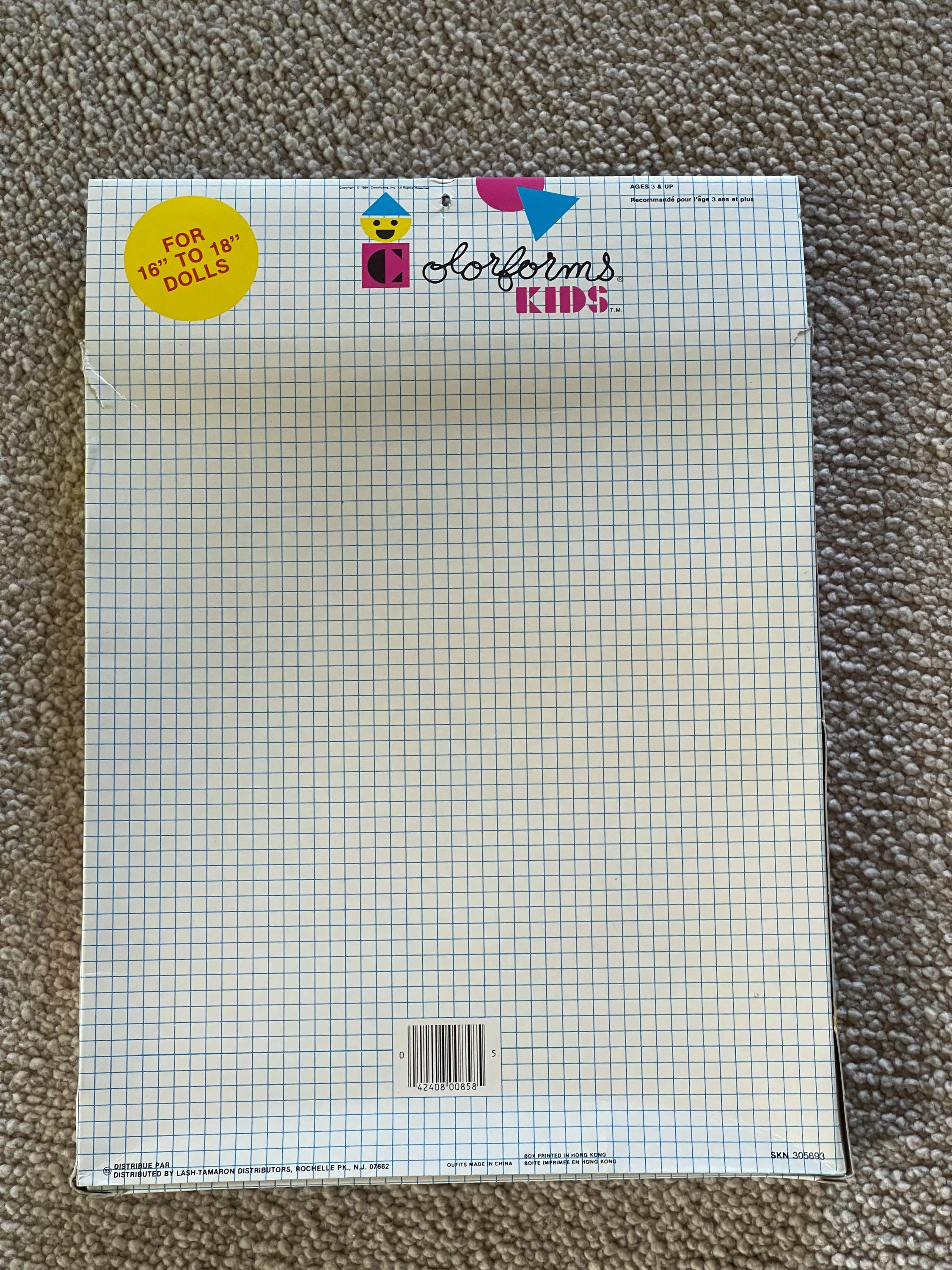 Vintage Colorforms Kids 80s Cabbage Patch Kids Outfit NEW in Box - Etsy