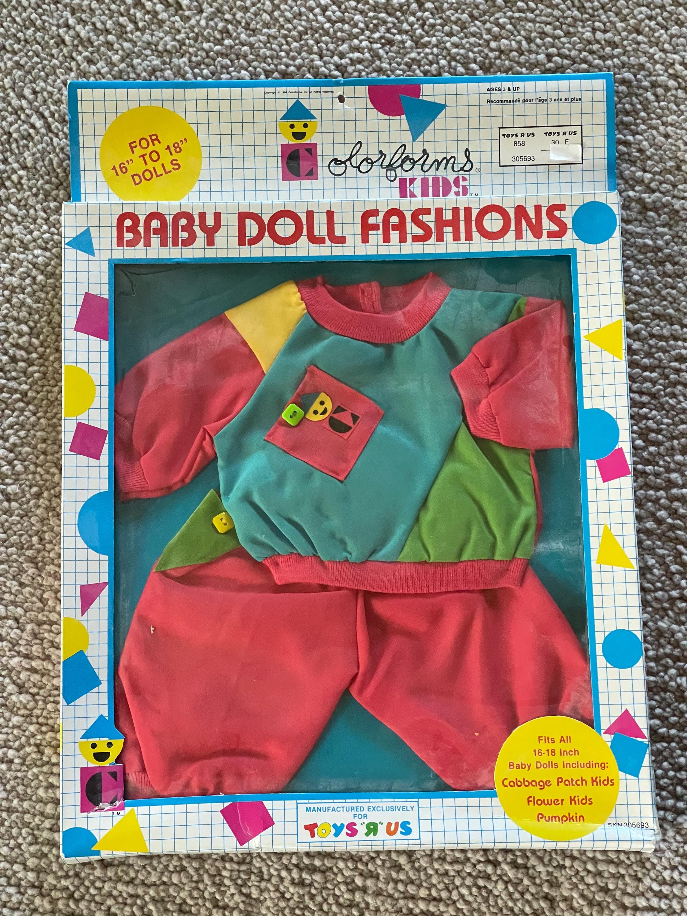 Vintage Colorforms Kids 80s Cabbage Patch Kids Outfit NEW in Box - Etsy