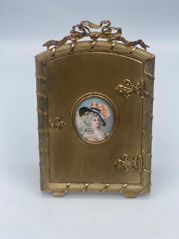 Vintage Bronze Door Frame W/ Ivory Lady in Door Etsy