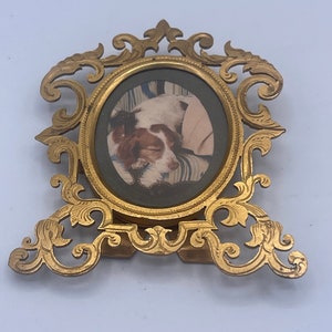Vintage Brass French ca 1880 picture frame