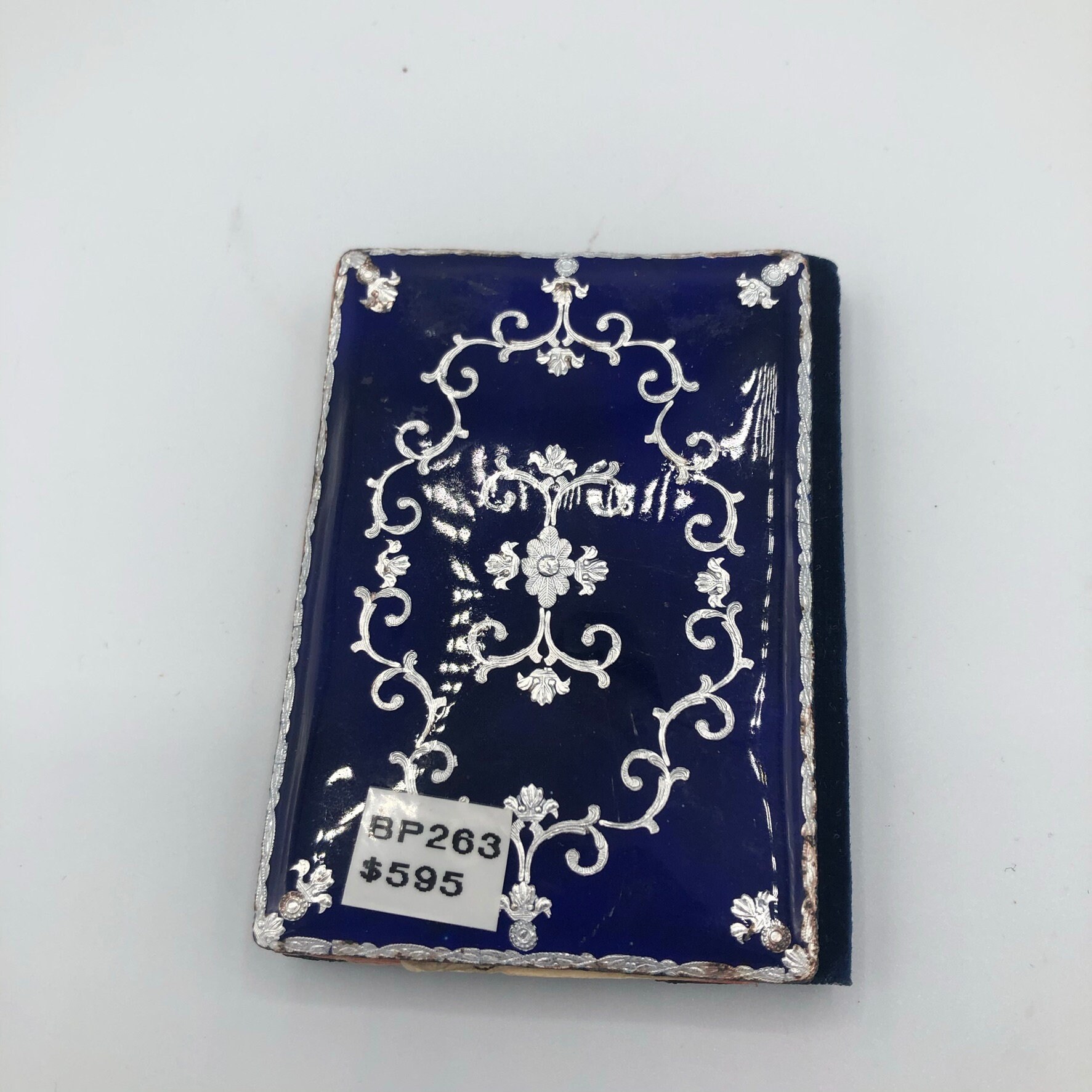 Vintage French Enamel Notepad Purse W/ Pencil - Etsy