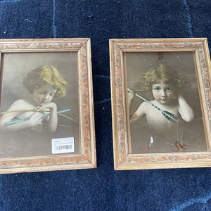 Vintage Color Cupid Awake Cupid Asleep
