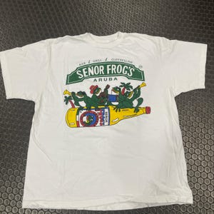 Vintage Senor Frogs Aruba XL T Shirt 90s - Etsy
