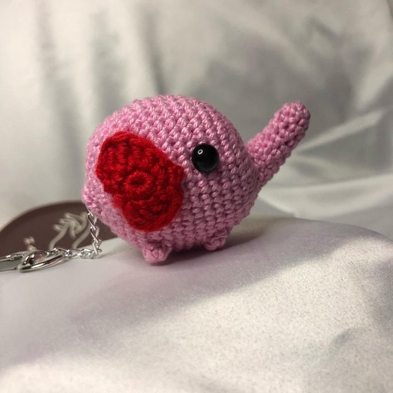Pink elephant keychain sale
