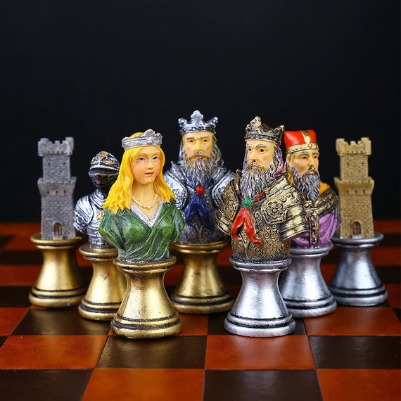 Premium Photo  Chess queen and king